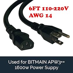 BITMAIN APW3++ PSU Power Supply Cord for Antminer