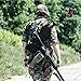 CyberDyer Tactical Molle Rifle Carrying Bags Military Army Shotgun Scabbard Rifle Carry Shoulder Bag for Short Barrel (Black)