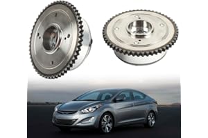 COPACHI 2pcs VVT Timing Sprocket Gear Camshaft Adjuster 24370-2E010 24350-2E011 Compatible with Soul Forte Elantra GT 1.8L 2.