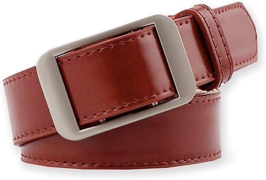 Amazon Co Jp White Fang ホワイトファング レザー ベルト ベルト 黒 白 赤 スクエア型 カジュアル ビジネス スーツ レディース Bt033 03 レッド スポーツ アウトドア