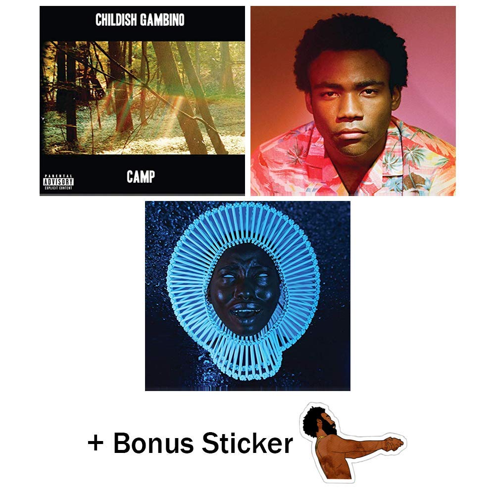 Childish Gambino Childish Gambino Complete Studio Album Discography 3 Audio Cds Bonus Sticker Digital Download Card For Bonus Tracks Freaks Geeks And More Amazon Com Music
