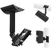 (2 Pack) Adjustable Speaker Wall Mount for Bose Cube Speaker, Ceiling &amp; Wall Mount for Bose UB-20, UB-20 Series II, WB-50 II, Lifestyle, Soundtouch Series, Cinemate, Acoustimass Series Black