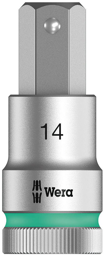 Wera 8740 C HF Zyklop In-Hex-Plus holding function bit socket, 1/2" drive, 14x60mm, 05003827001
