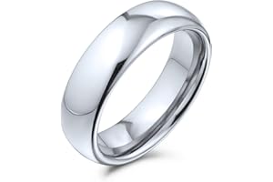 Basic Plain Simple Dome Couples Classic Black Rose Gold Plated Titanium 2-8MM Wedding Band Ring For Men Women Comfort Fit