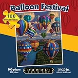 Dowdle Folk Art Balloon Festival Puzzle (100 Piece)