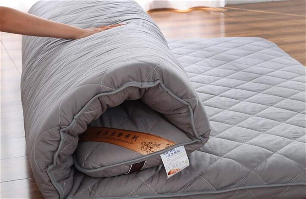 Japanese Futon Tatami Mat Supportive and Pressure Relief Blue Twin