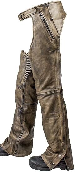 distressed leather pants