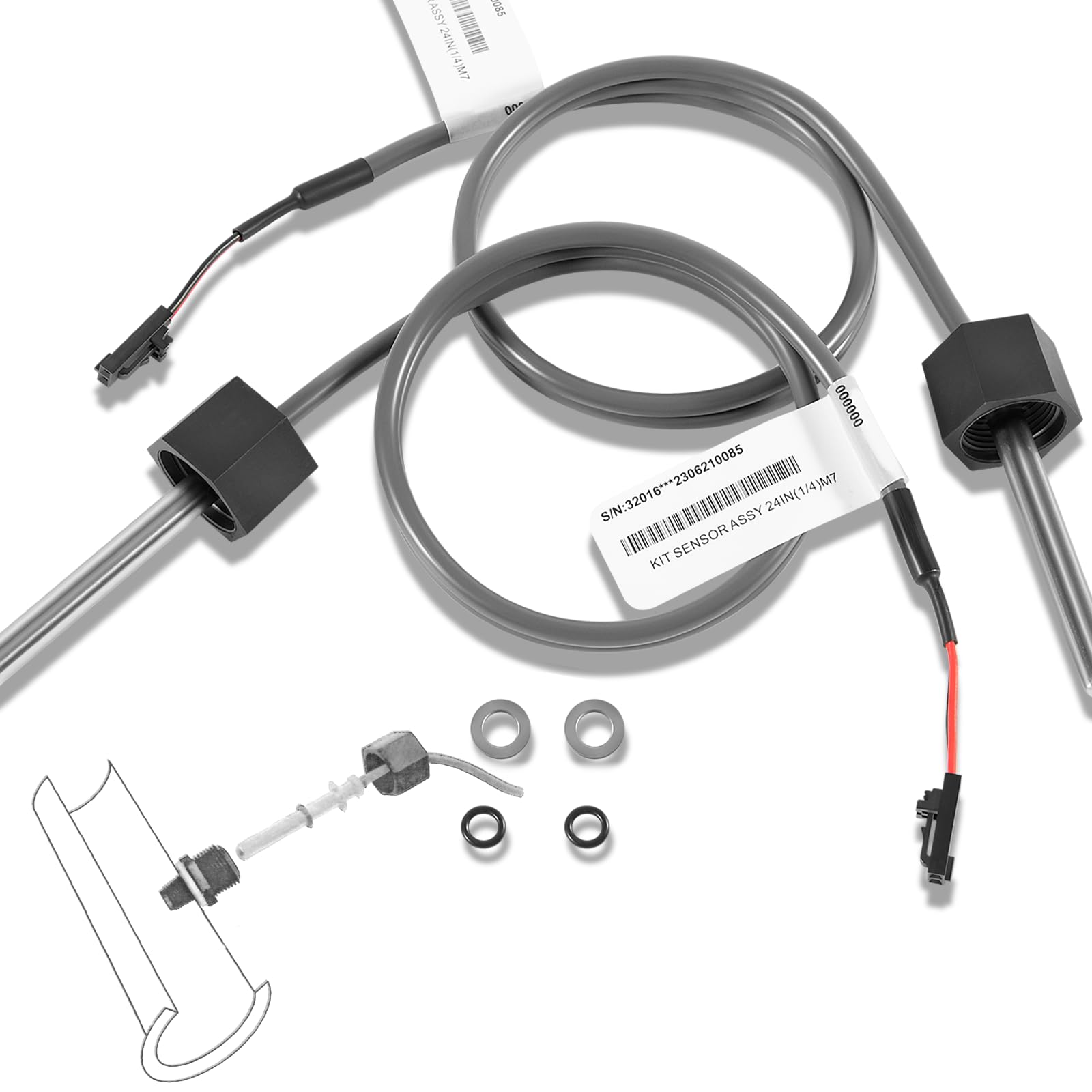 Photo 1 of  M7 Temp/Hi Limit Sensor Fit for Balboa Spa Heater M7 System 32016 30344 30042 30382, 1/4" Sensor Diameter