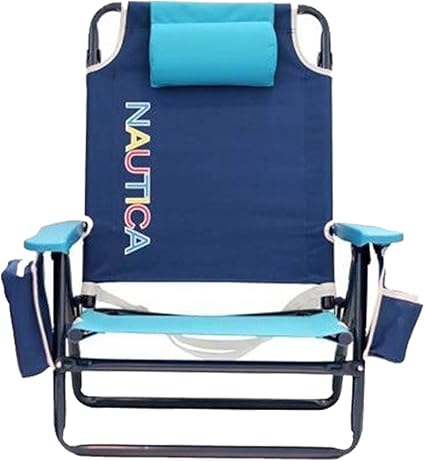 nautica 7 position beach chair