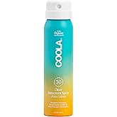 COOLA Organic Sunscreen SPF 30 Sunblock Spray, Dermatologist Tested Skin Care for Daily Protection, Vegan and Gluten Free, Piña Colada