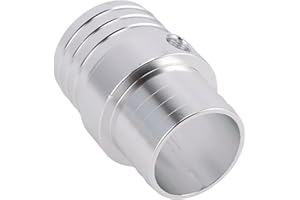 Fabater 1-1/2 to 1-3/4 Inch Metal Radiator Hose Splice Coupler Fit for - Durablity Repair Fitting for Automotive Cooling Syst