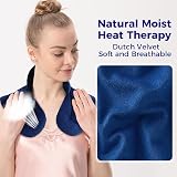 Aroma Season Microwave Heat Pad Neck Shoulders Blue view 4