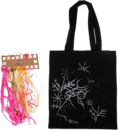 Amazon 初心者キット キャンバス トートバッグ バッグ Diy 刺繍 クロスステッチ 1セット 全4種 ガール 刺しゅうキット 通販