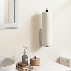Fixwal Paper Towel Holder Under Cabinet with Spray