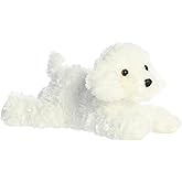 Aurora® Adorable Flopsie™ Bonita™ Stuffed Animal - Playful Ease - Timeless Companions - White 12 Inches