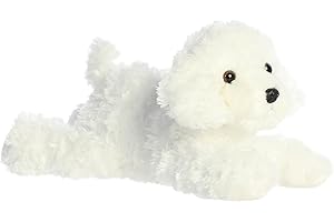 Aurora® Adorable Flopsie™ Bonita™ Stuffed Animal - Playful Ease - Timeless Companions - White 12 Inches