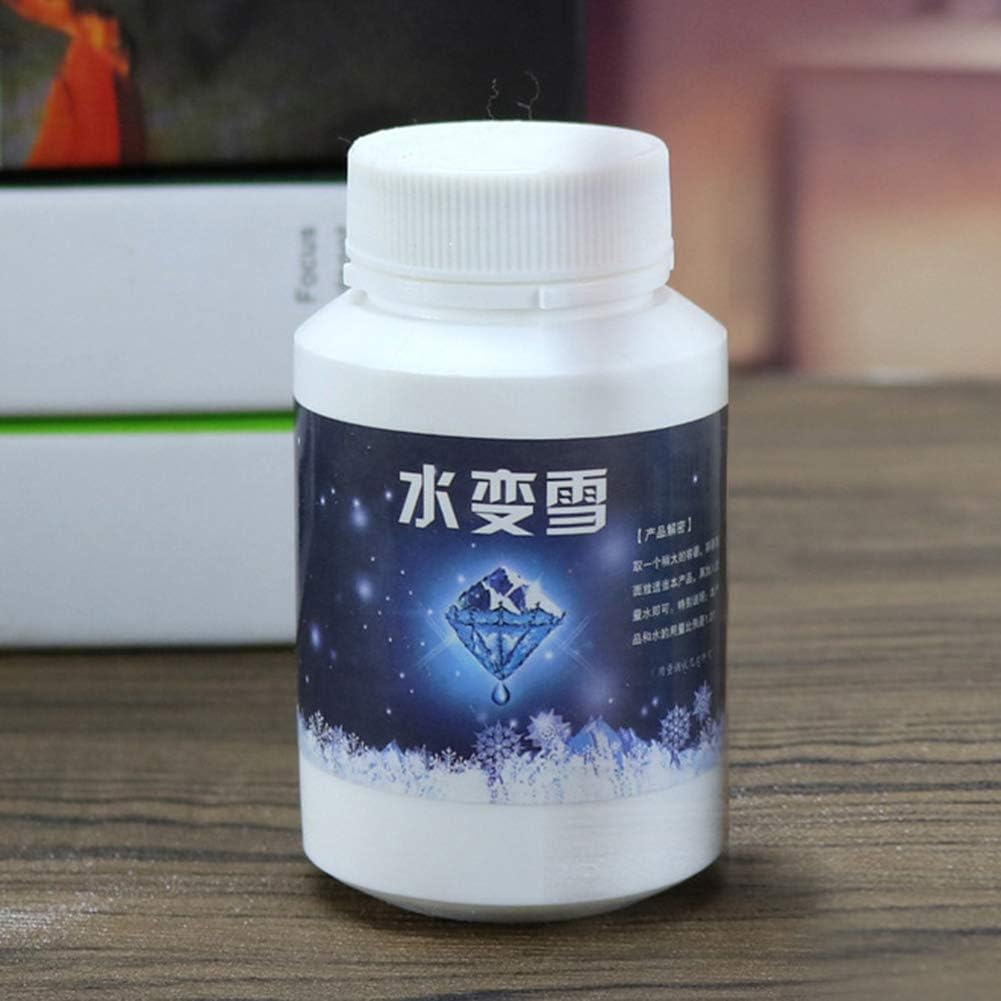 Artificial Snow - Jiecikou 50g Instant Snow Maker Fake Artificial Snow for Cloud Slime Christmas Party Favor