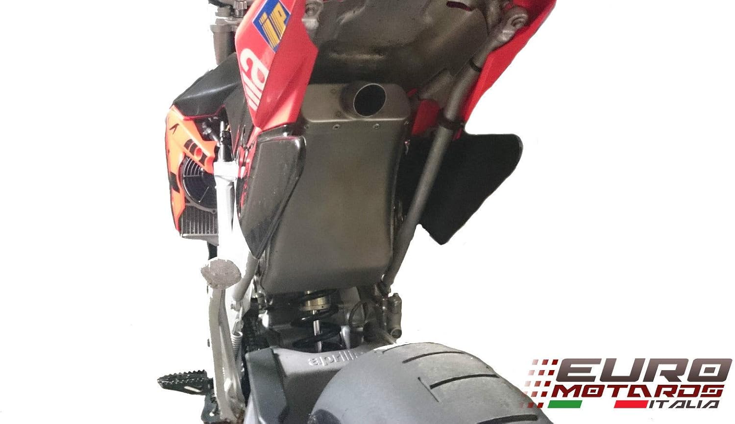 Aprilia SXV 550 Silmotor Italia Full Exhaust Titanium System Underseat