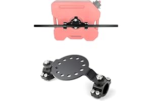 Mantt Fuel Oil Tank Holder Mount Bracket Fit for UTV ATV SUV Off Road Car Gas Can Mounting Bracket CNC Oil Water Mounting Hol
