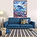 Whitelotous 5D Diamond Painting Underwater World DIY Embroidery Cross Stitch Kit Bedroom Decor 16 X 12