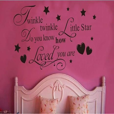 Amazon Twinkle Little Starヨーロッパとアメリカの子供部屋のウォールステッカー40x72cm ウォールステッカー オンライン通販