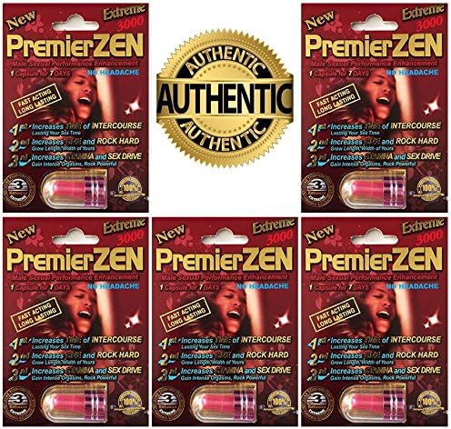 PremierZEN Extreme 3000mg Male Sexual Performance Enhancement %100 AUTHENTIC (5 PInk)