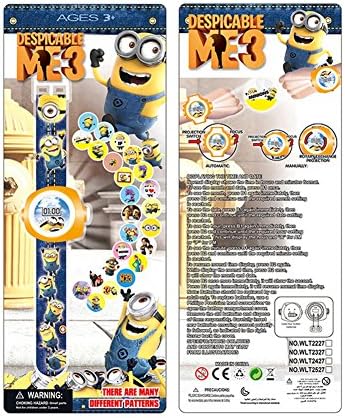 ATOROR Projection Watch Minions Wristwatch of kids (yellow)