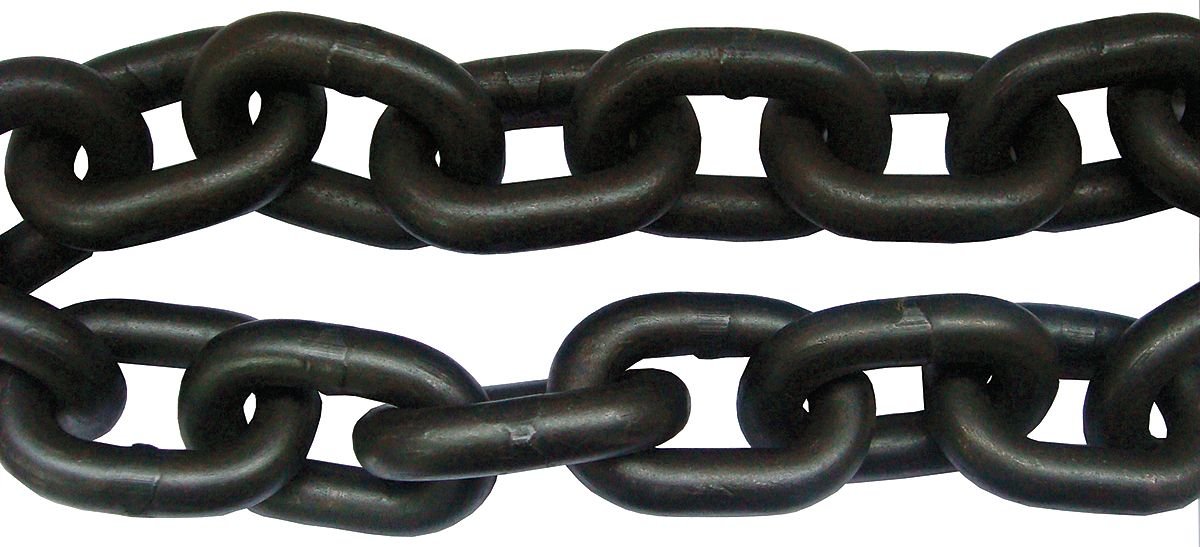 Chain, Grade 80, 1/2 Size, 5 ft, 12, 000 lb. Loop Chains