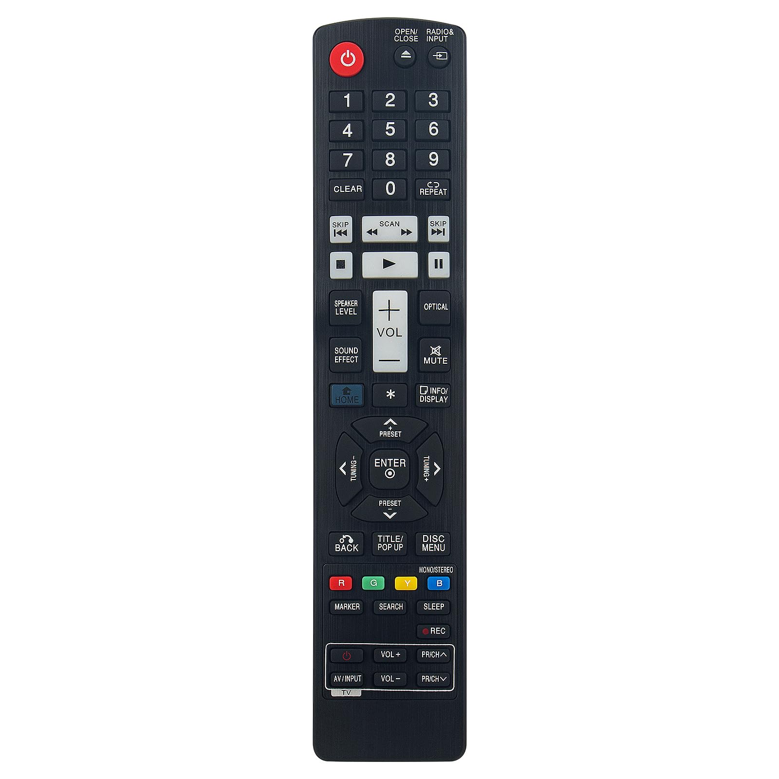 AULCMEET Replacement Remote AKB73275506 Sub AKB37026666 AKB73775801 AKB73596101 Fit for LG Network 3D Blu-ray Home Theater HX806SG HX906CB HX906PA HX906SB HX966TZ HX976TZW SB95SA-W SH86SG-F/S SH86TG