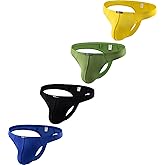 Hanhepee Men's Modal Thongs for Breathable T Back Low Waist Underpanties