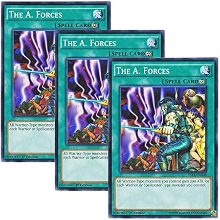 Amazon 3枚 遊戯王 英語版 Ys14 Ena08 The A Forces 連合軍 ノーマル 1st Edition トレカ 通販