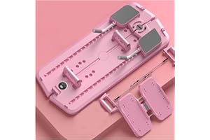 JANUA Pilates Reformer Machine, Pilates Board, Multifunctional Abdominal Board with Resistance Band, Push up, Ab Machine, Core Trainer, ab Workout Equipment for Women