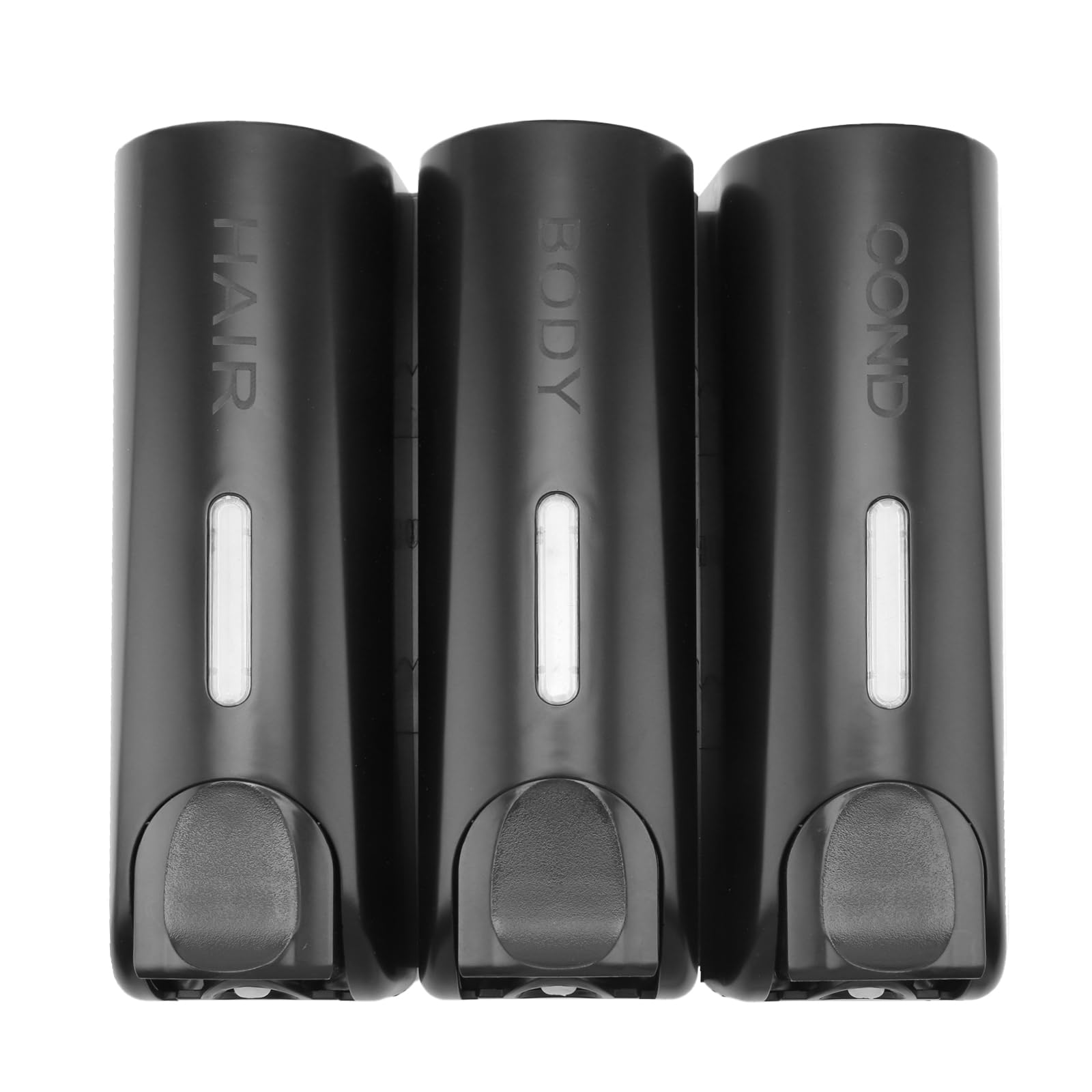 Soap Dispenser Wall Mounted No Drilling Triple 350ml Gel Shampoo Body Wash Conditioner Kitchen Dish Detergent Container Hand Soap Dispensers for Home Hotel Restaurant