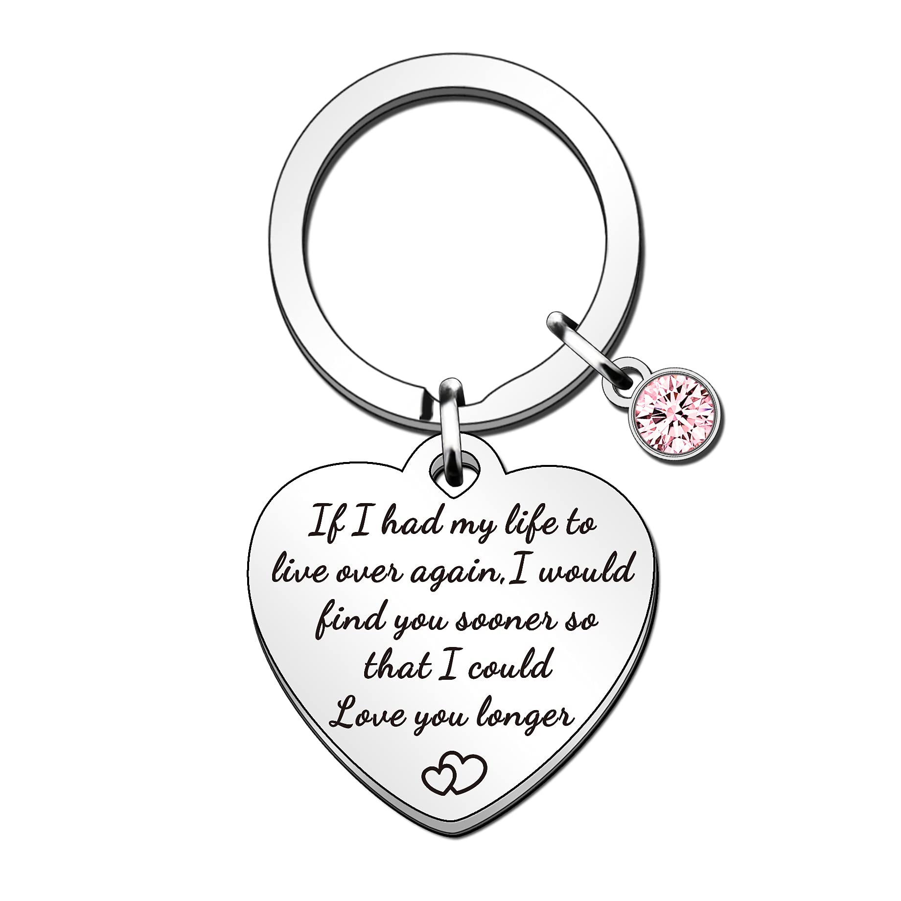 SMARGO Valentine Day Keyring Gifts for Women Anniversary Wedding Gifts Keyring for Wife Girlfriend Her Couple Keyring Birthday Gift