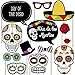 Big Dot of Happiness Day of The Dead - Halloween Sugar Skull Photo Booth Props Kit - 20 Count
