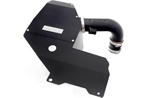 HPS Black Air Intake Kit with Heat Shield Cool Ram Compatible for 2024 Toyota Tacoma 2.4L Turbo, 827-779WB