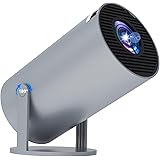 Mini Portable Projector 5G WiFi BT5.0, Smart Projector Support 4K 1080P Auto Keystone, Room projector 180° Rotatable, 130 Inc