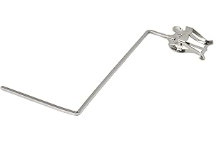 SESYOMR Silver Metal Tuba Marching Lyre 3 Vertical Keys Music Sheet Clip Holder