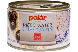 MW Polar Canned Vegetables Water Chestnuts, Diced, 8oz (Pack of 1)