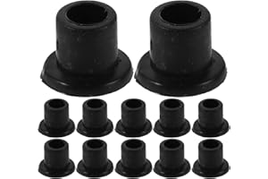 GLEAVI 100pcs Shower Door Pivot Bushing - 8mm OD Universal Plastic Sleeve for Glass Hinge Alignment - Replacement Hardware fo