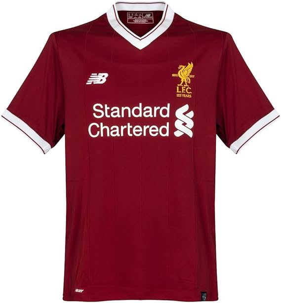 Amazon.com : New Balance Liverpool FC Home SS Jersey [Red Pepper] (3XL) : Clothing