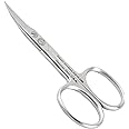Bianco Brothers Curved Blade Manicure Scissors | Perfect addition to a Manicure Set and Nail Kit | Ergonomic and Sturdy Design with Sharp and Reliable Stainless Steel Blades | Made in USA