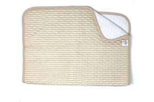 Waterproof Baby Changing Pad – Soft Cotton Top, Leakproof TPU Back, Reusable & Washable for Potty Training & Elimination Comm