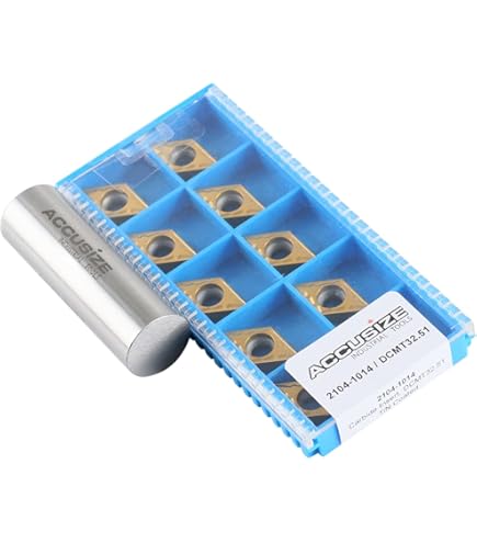 Amazon.com: Accusize Industrial Tools WCMT2.52 Inserts, TiN