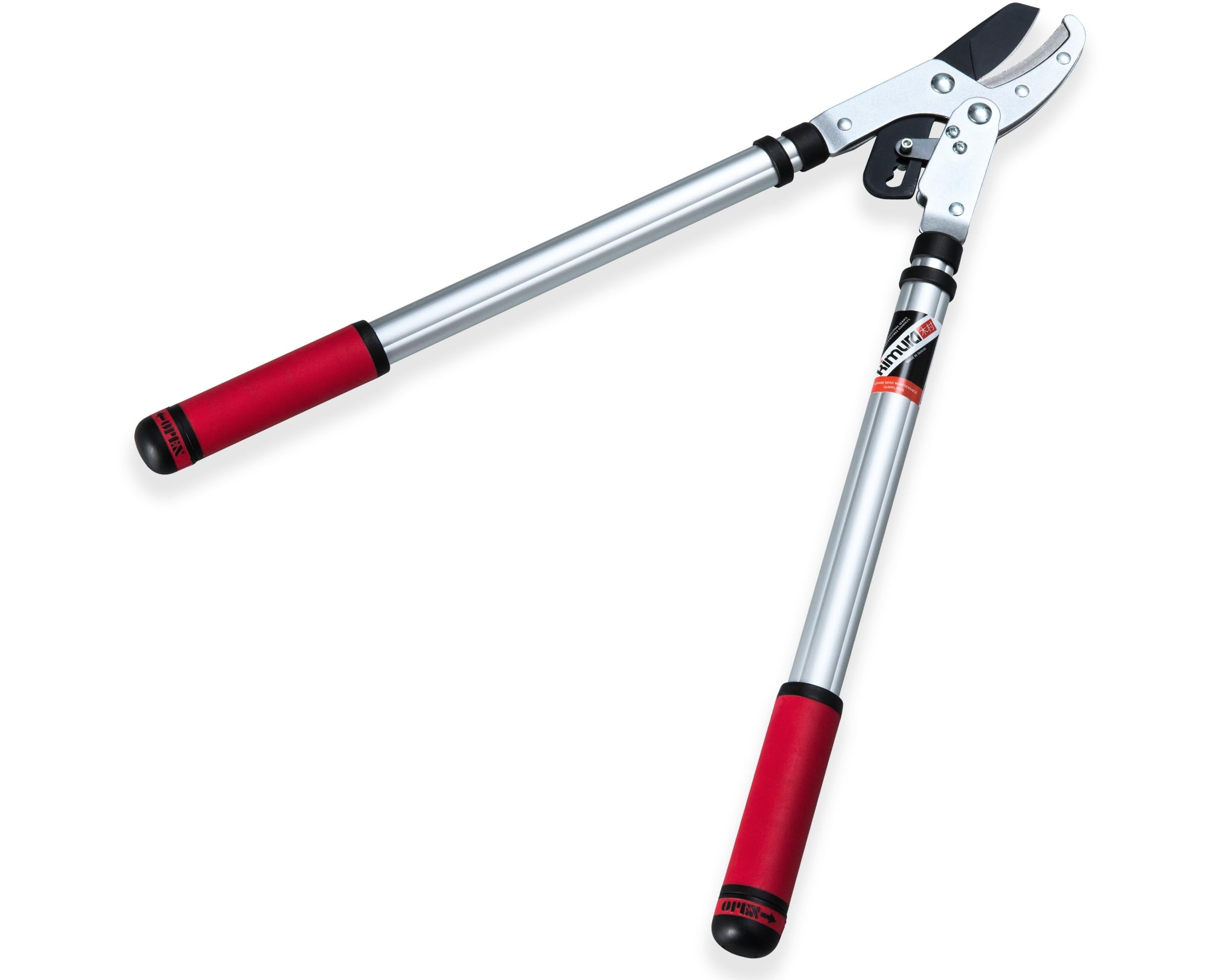 Kimura® Pro Heavy Duty Garden Loppers - Premium Anvil Lopper with Advanced Ratchet Mechanism, Lightweight Telescopic Handles, Japanese SK5 Steel Blades, Extendable Garden Loppers, 650-950mm