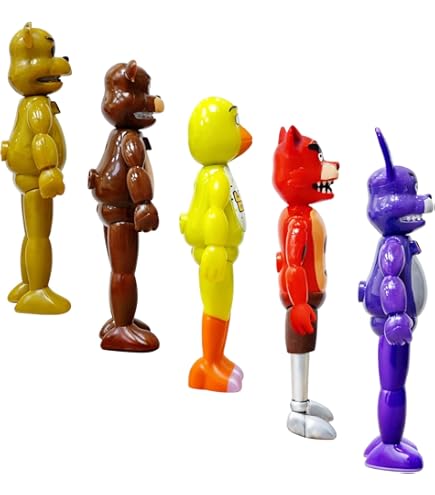Amazon.com: Toysvill FNAF Action Figures (Set of 6 pcs) | Inspired