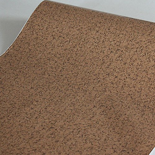 Yifely Brown Wood Grain Shelving Paper Self Adhesive Drawer Liner Covering Shoe Storage Boxes 17.7 Inch by 13 Feet