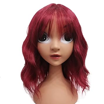 Amazon Com Kids Child Pink Pastel Wavy Wig With Air Bangs