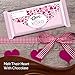 DOVE Valentine's Day Milk Chocolate Candy Bar 3-Ounce Bar (Pack of 12)
