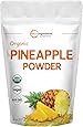 Micro Ingredients Organic Pineapple Powder, 8 Ounce, Rich in Immune Vitamin C for Immune System Booster and Great Flavor for Drinks, Smoothie and Beverages, Non-GMO and Vegan Friendly
